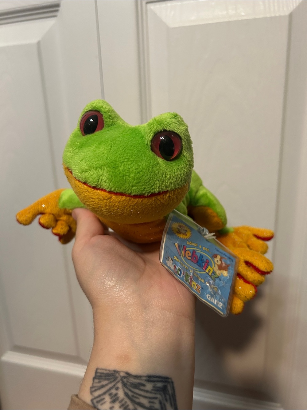 Webkinz Lil’ Kinz Tree Frog with tag!